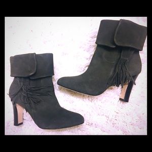 Johnston & Murphy KEATON Cuff Bootie Forest Suede